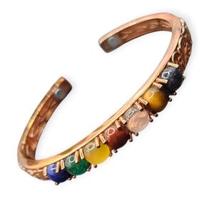 Multi Gemstone Bangle